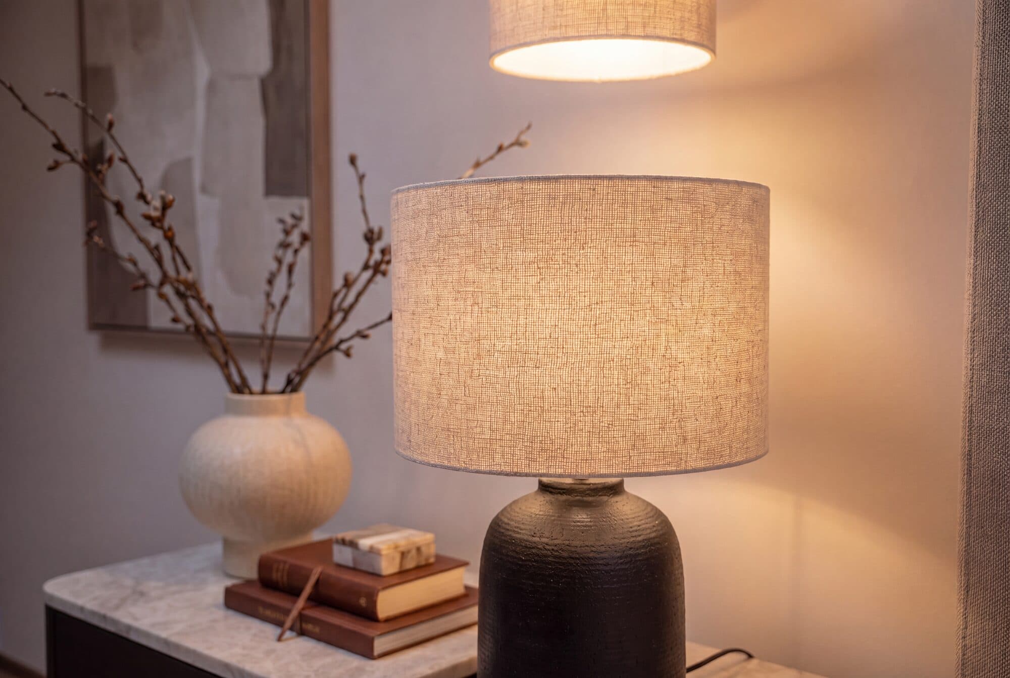 Second bedroom styling detail, virtual staging