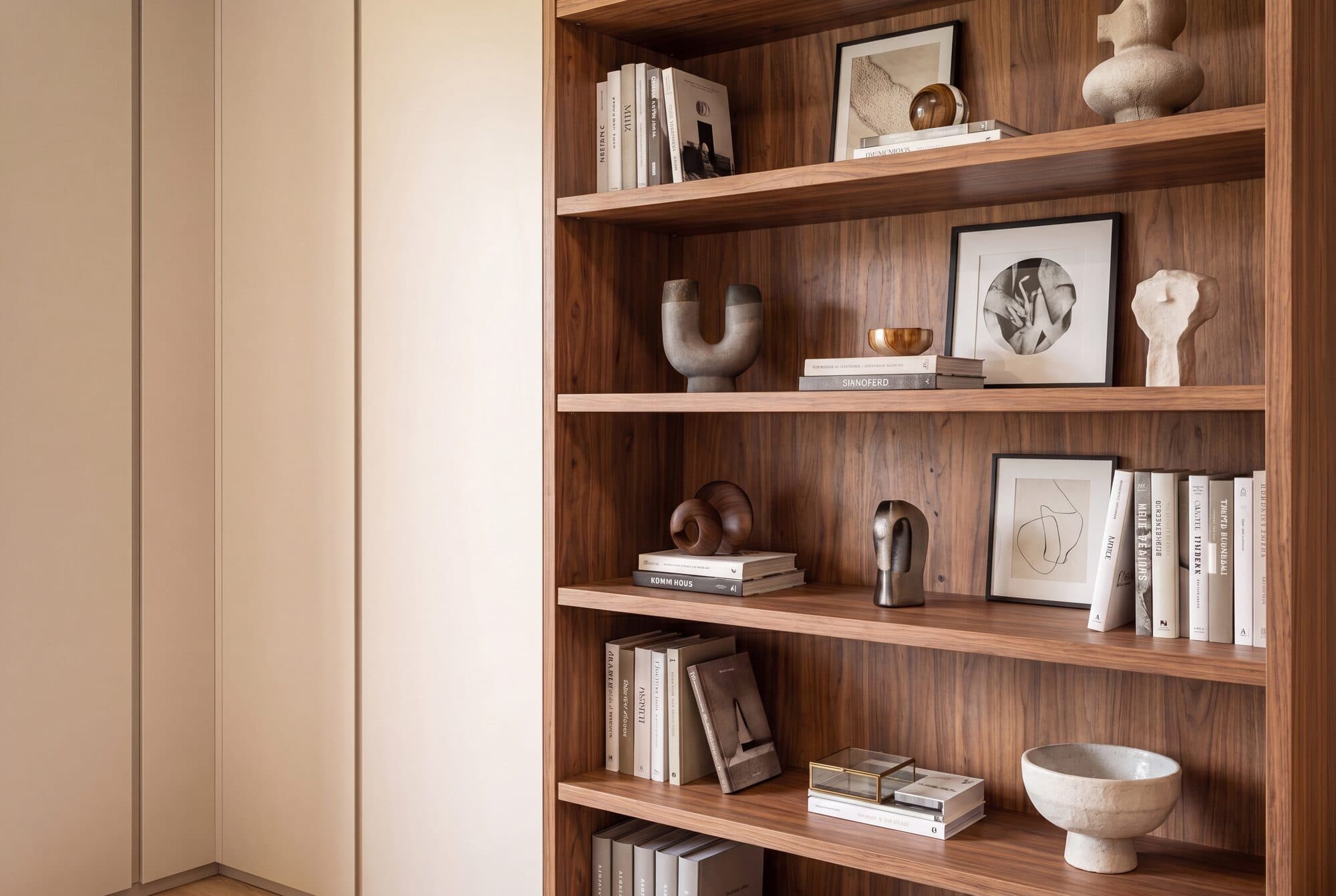 Home office styling detail, virtual staging